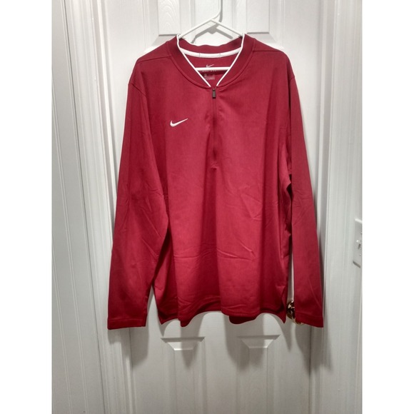 Nike Dri Fit Team Fly Rush Jacket Half Zip Pullover XXL - Picture 2 of 12